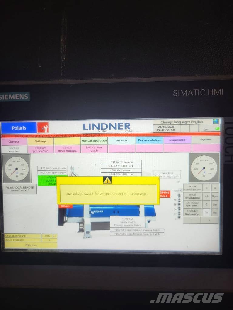 Lindner Polaris 2800 Промышленные шредеры