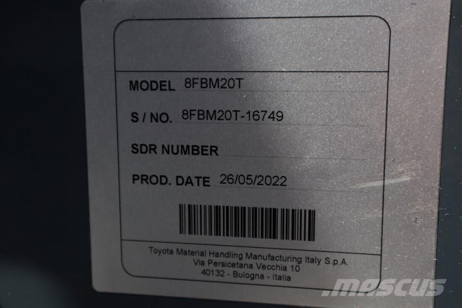 Toyota 8FBM20T Valid inspection, *Guarantee! Electric, 47 Diesel Trucker