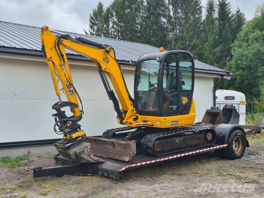 JCB 8045 ZTS Engcon / Kärra Minigravemaskiner