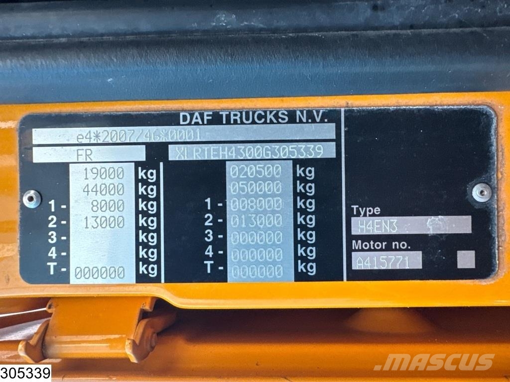 DAF XF 480 EURO 6d, ACC, Standairco 트랙터 유닛