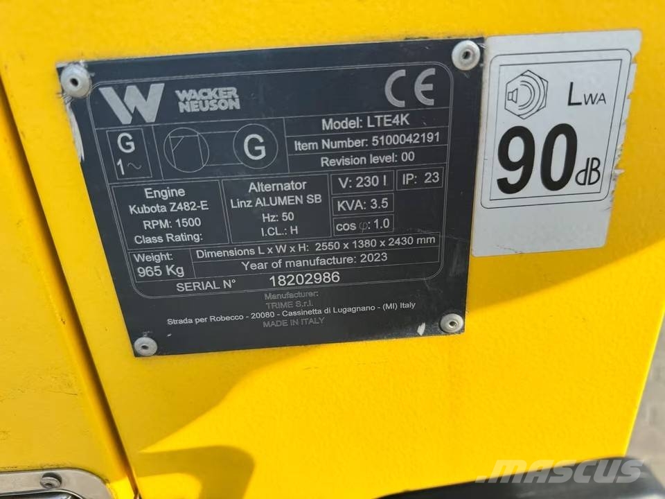 Wacker Neuson LTE4K Rasvetni stubovi