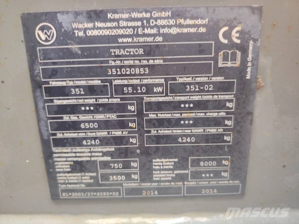 Kramer 480 Pyöräkuormaajat