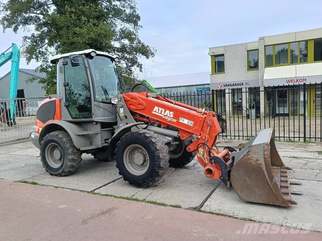 Atlas 75 E T telescopic mast wiellader loader lader Kolesni nakladalci