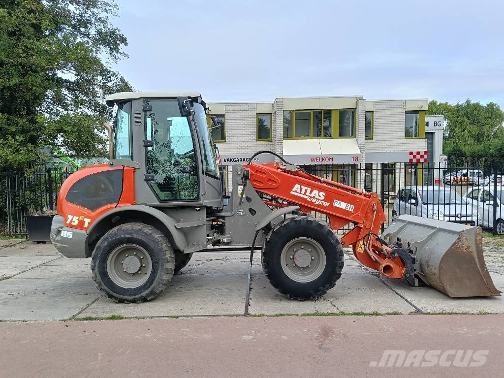 Atlas 75 E T telescopic mast wiellader loader lader Kolesni nakladalci