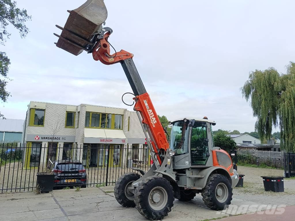 Atlas 75 E T telescopic mast wiellader loader lader Kolesni nakladalci