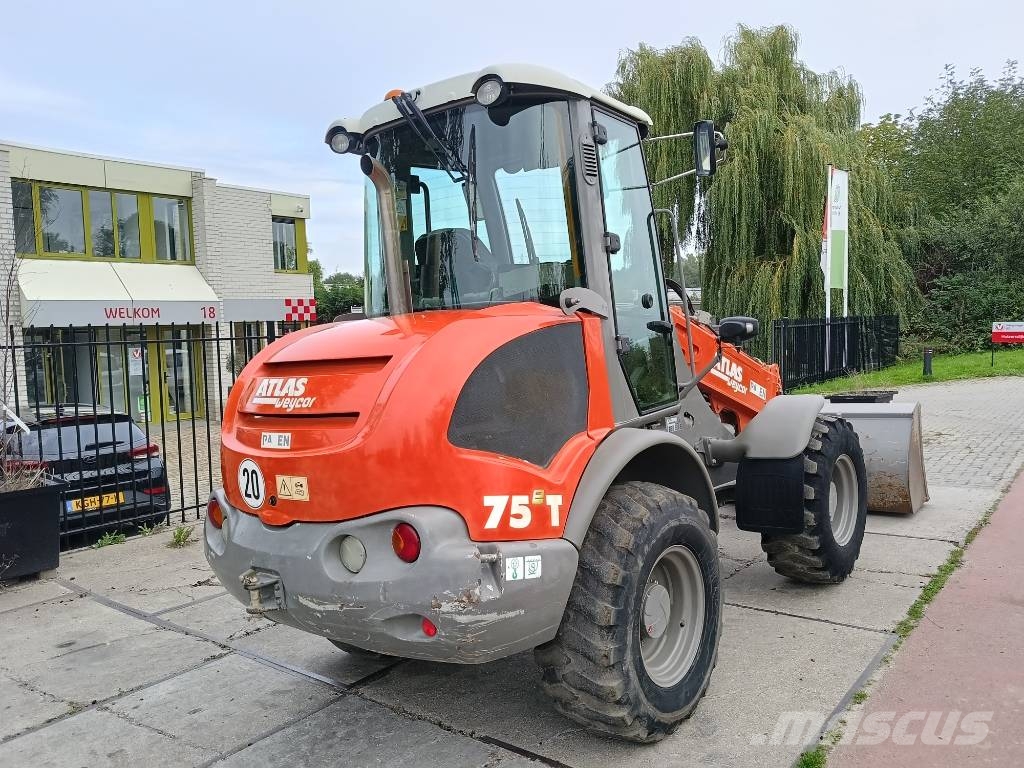 Atlas 75 E T telescopic mast wiellader loader lader Kolesni nakladalci