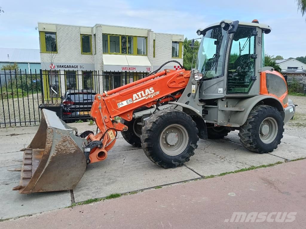 Atlas 75 E T telescopic mast wiellader loader lader Kolesni nakladalci
