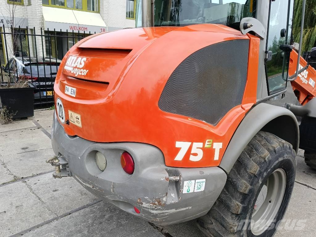 Atlas 75 E T telescopic mast wiellader loader lader Kolesni nakladalci