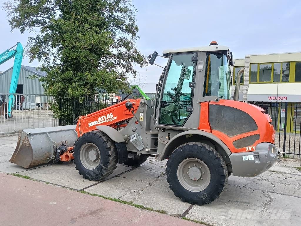 Atlas 75 E T telescopic mast wiellader loader lader Kolesni nakladalci