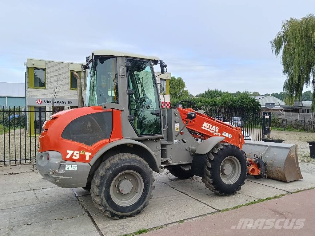 Atlas 75 E T telescopic mast wiellader loader lader Kolesni nakladalci