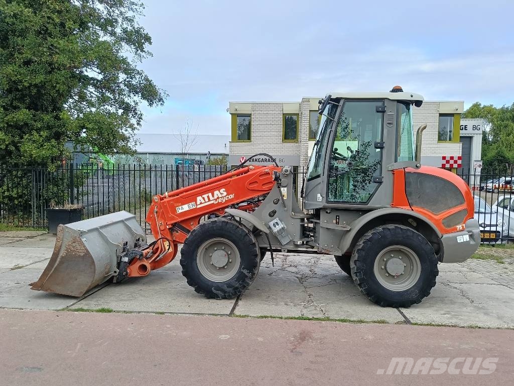 Atlas 75 E T telescopic mast wiellader loader lader Kolesni nakladalci