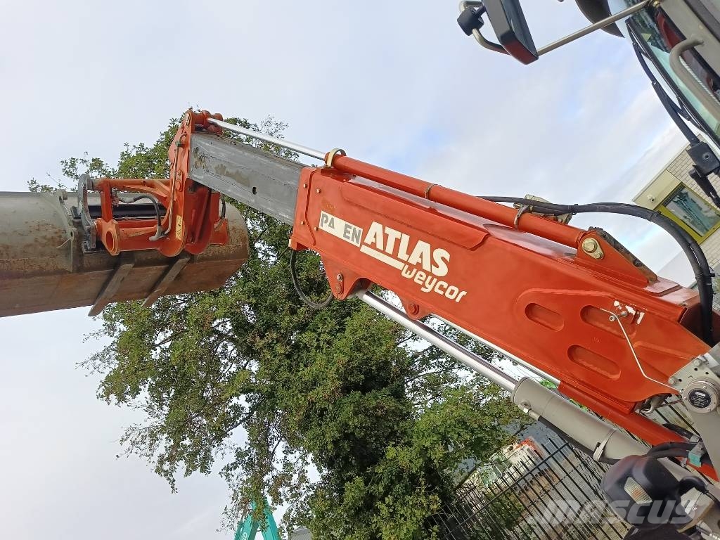 Atlas 75 E T telescopic mast wiellader loader lader Kolesni nakladalci