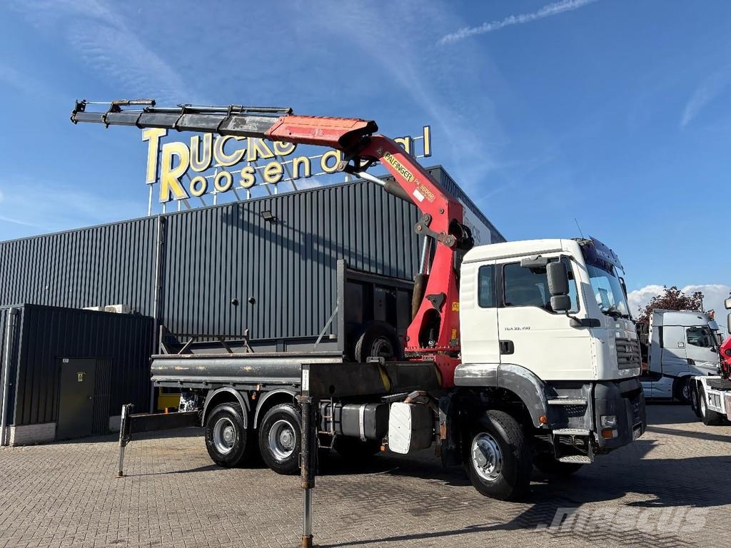 MAN TGA 33.390 + PALFINGER PK 36002---5X EXT + 6X6 + L Grues tout terrain
