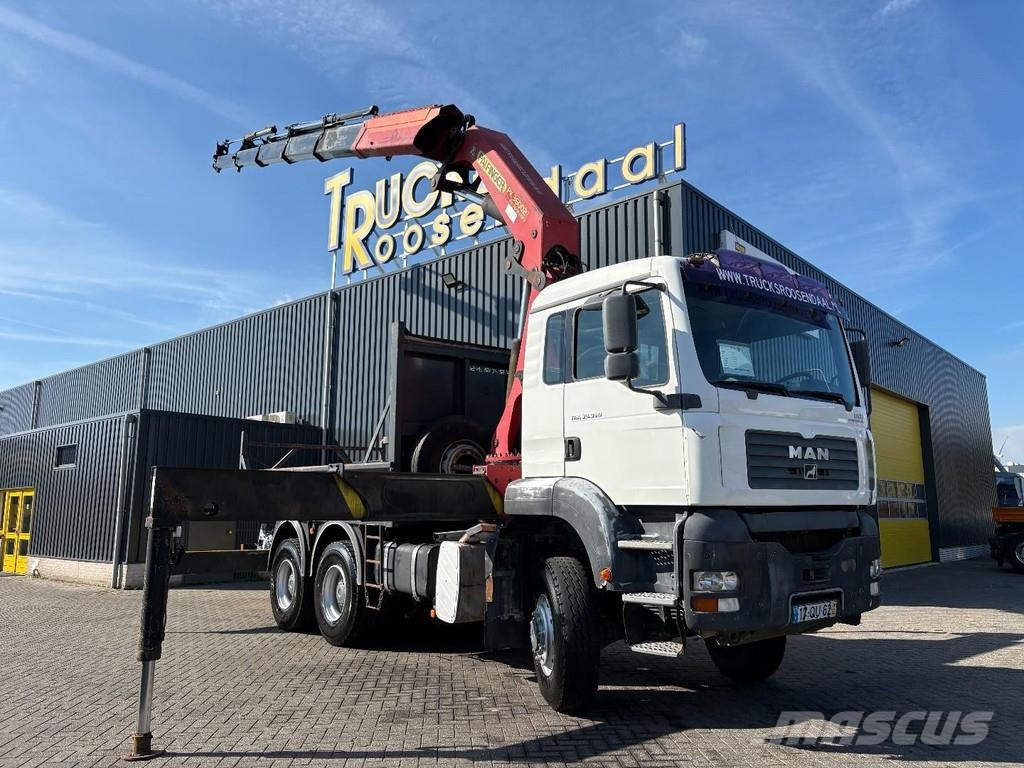 MAN TGA 33.390 + PALFINGER PK 36002---5X EXT + 6X6 + L Grues tout terrain