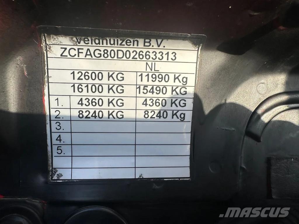 Iveco Eurocargo 12-60 OPRIJWAGEN / MACHINE TRANSPORTER / Camiones portavehículos