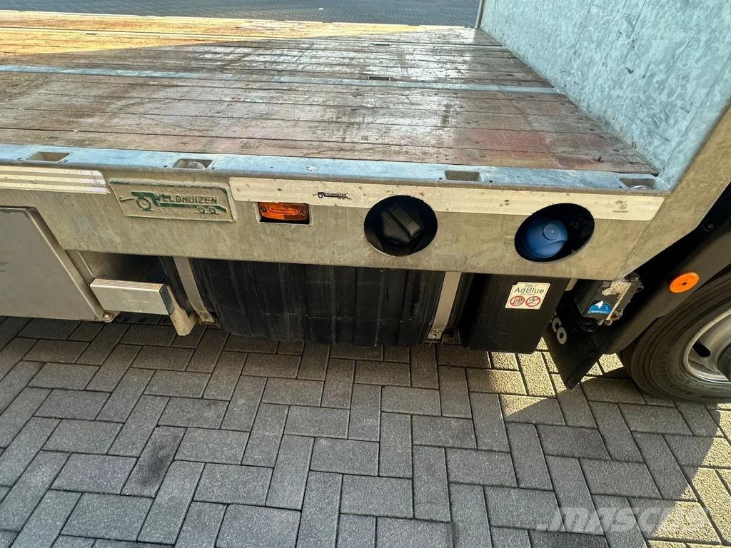 Iveco Eurocargo 12-60 OPRIJWAGEN / MACHINE TRANSPORTER / Camiones portavehículos