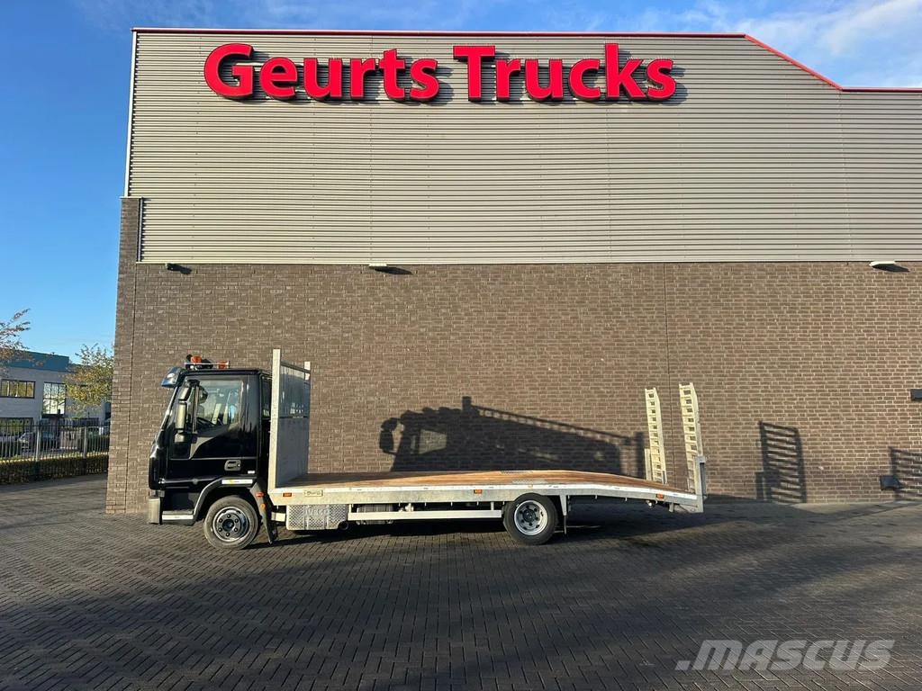 Iveco Eurocargo 12-60 OPRIJWAGEN / MACHINE TRANSPORTER / Camiones portavehículos