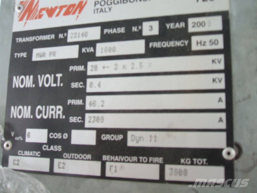 Newton NWR PR 1600KVA Elektronika