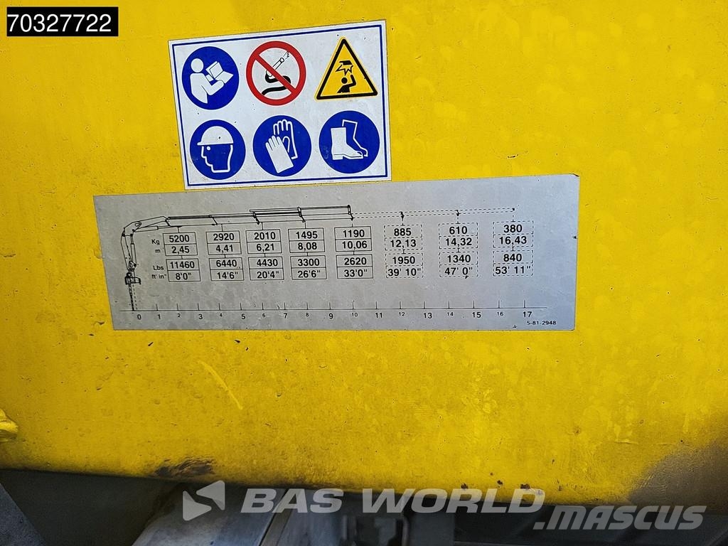DAF LF 250 4X2 Hyva Crane Remote Euro 6 Camiones de cama baja
