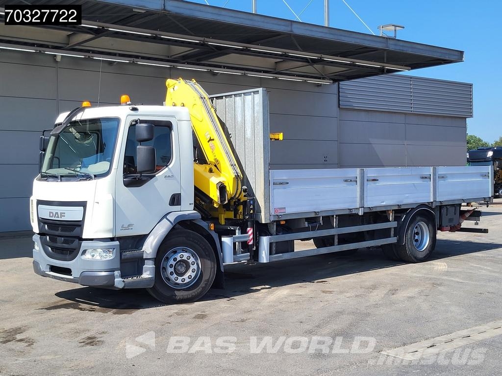 DAF LF 250 4X2 Hyva Crane Remote Euro 6 Camiones de cama baja