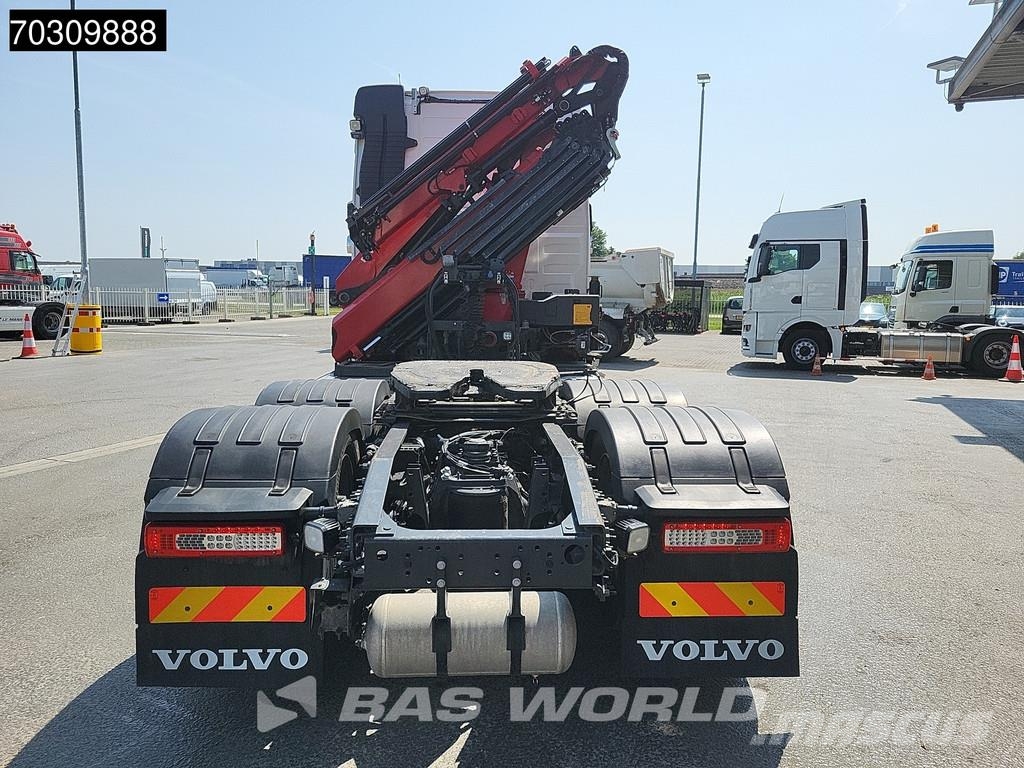 Volvo FH 500 FH 6X4 Full-Air Liftachse HMF 2820K-RCS Cra Flatbed / Dropside trucks
