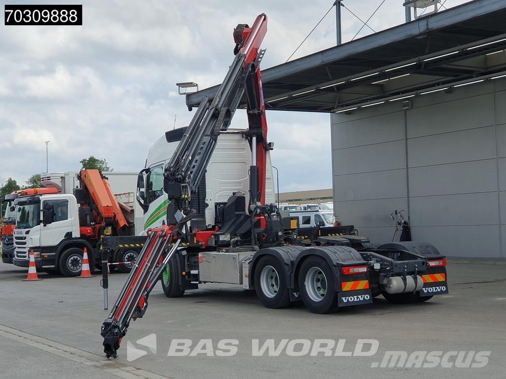 Volvo FH 500 FH 6X4 Full-Air Liftachse HMF 2820K-RCS Cra Flatbed / Dropside trucks