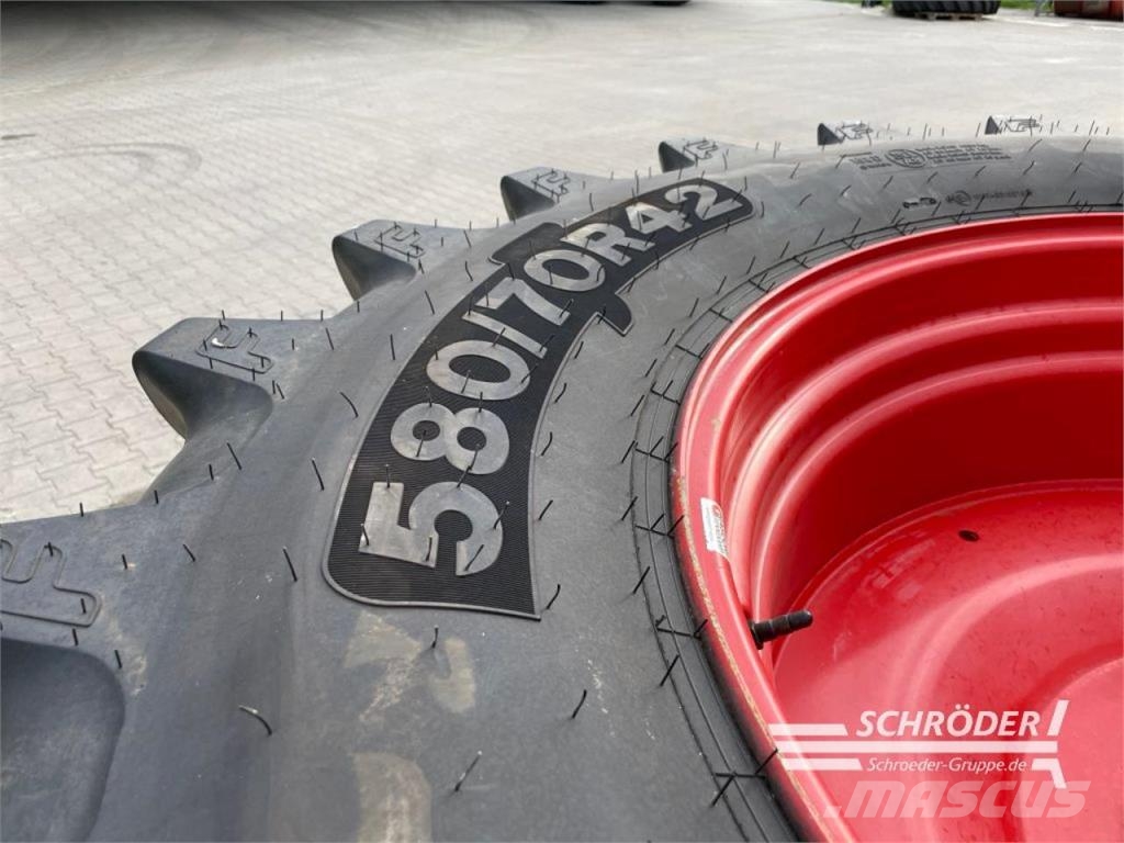 Fendt KOMPLETTRÄDER 2X 580/70 R42 BKT 轮胎、车轮、轮圈
