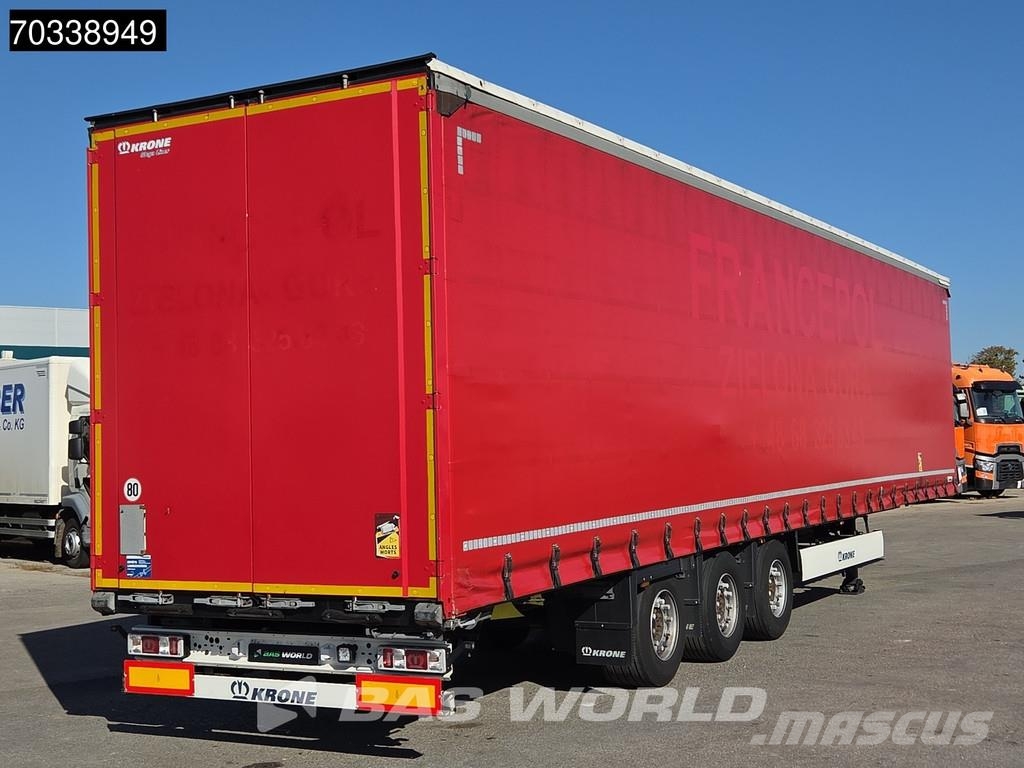 Krone SD MEGA Liftachse Lift + Hubdach Semi remorque à rideaux coulissants (PLSC)