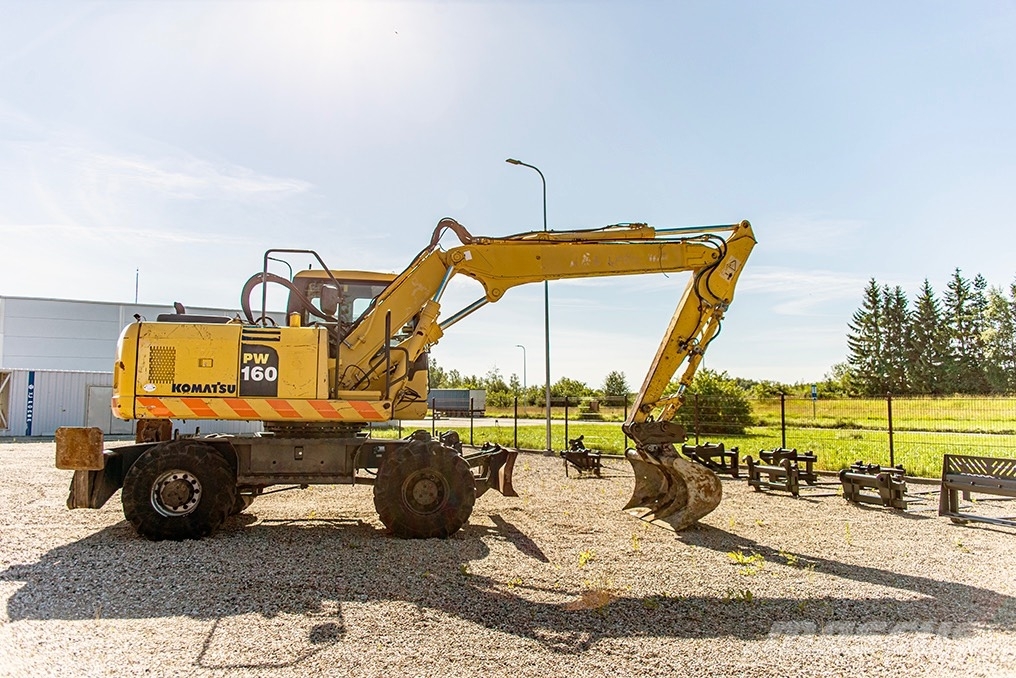 Komatsu PW160-7 Excavator for Sale  by parts Escavadoras de rodas
