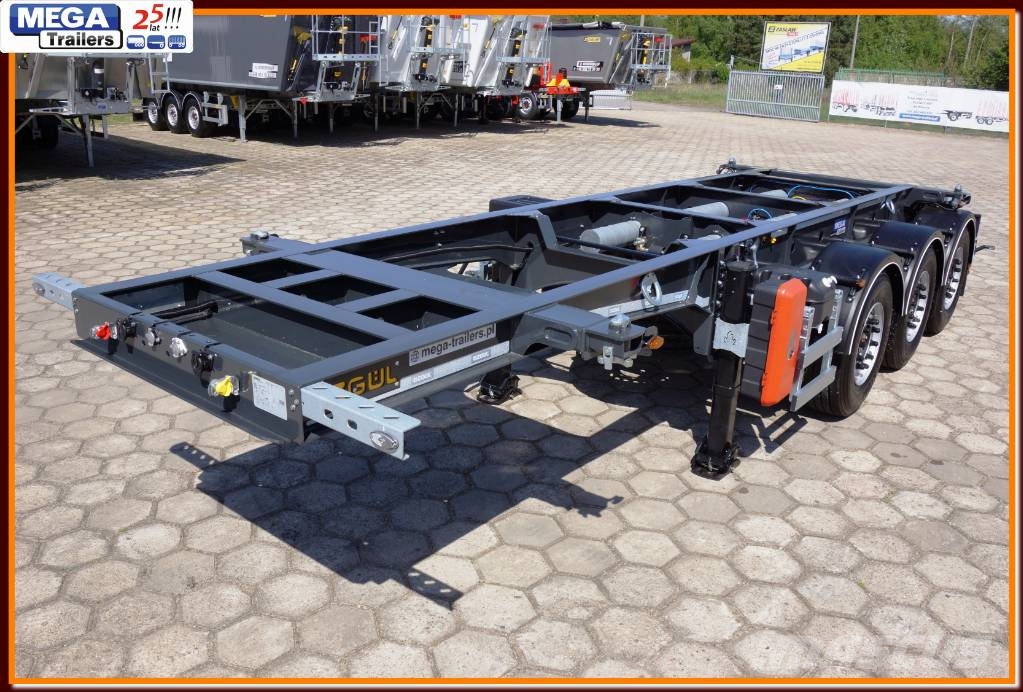 Ozgul 20 Ft ISO TANK container carrier ADR EX2/EXE/FL/OT Semirremolques portacontenedores