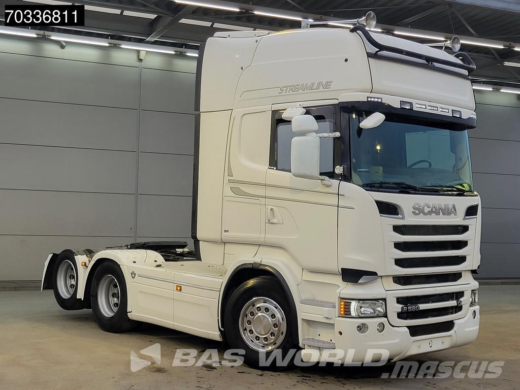 Scania R580 R 6X2 WB310! V8 Full-Air Retarder 2xTanks Lif Тягачі