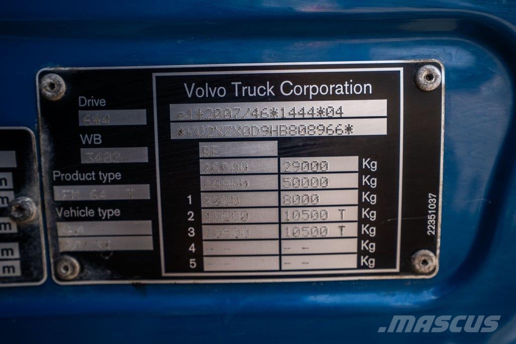 Volvo FMX 460-6x4 Cabezas tractoras