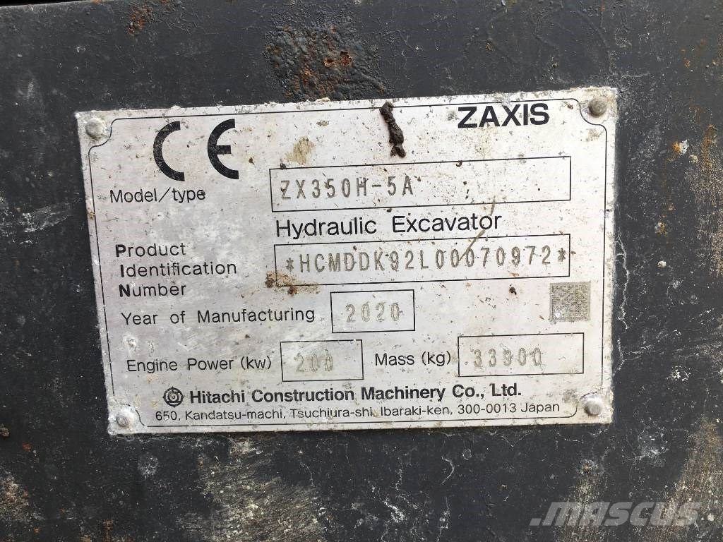 Hitachi ZX350H-5A Bouw - Overige