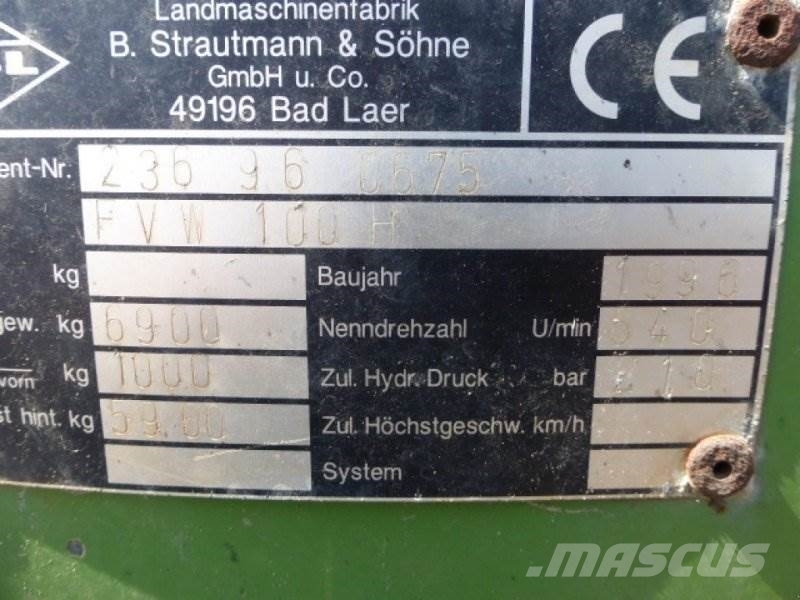 Strautmann FVW 100H Άλλα γεωργικά μηχανήματα