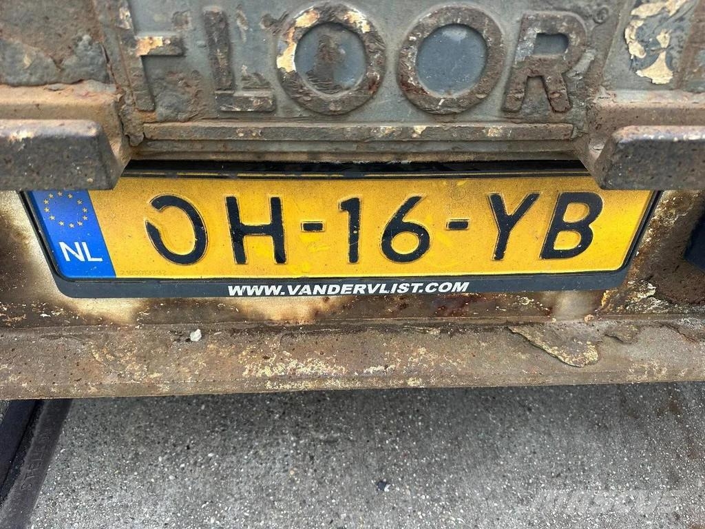 Floor 3 AXLE , 6 M EXTENDABLE, WHEEL FILLIS Mélybölcsős félpótkocsik