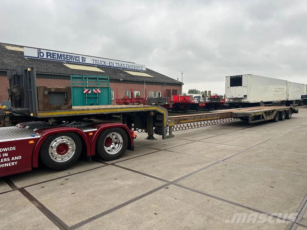 Floor 3 AXLE , 6 M EXTENDABLE, WHEEL FILLIS Mélybölcsős félpótkocsik