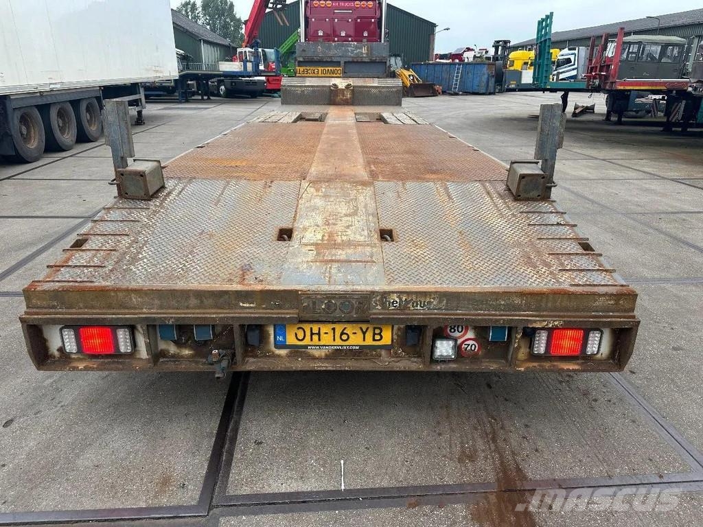 Floor 3 AXLE , 6 M EXTENDABLE, WHEEL FILLIS Mélybölcsős félpótkocsik