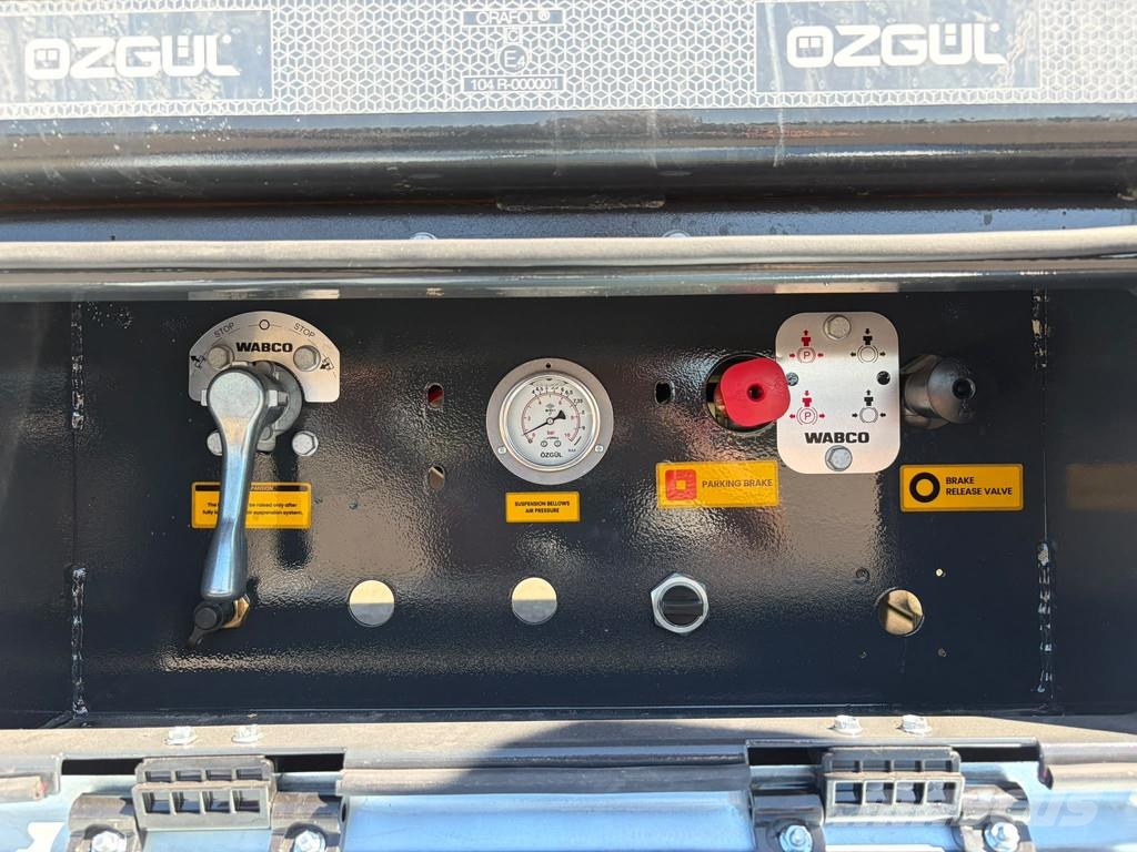 Ozgul LW4 EU 2SS نصف مقطورة مسطحة منخفضة