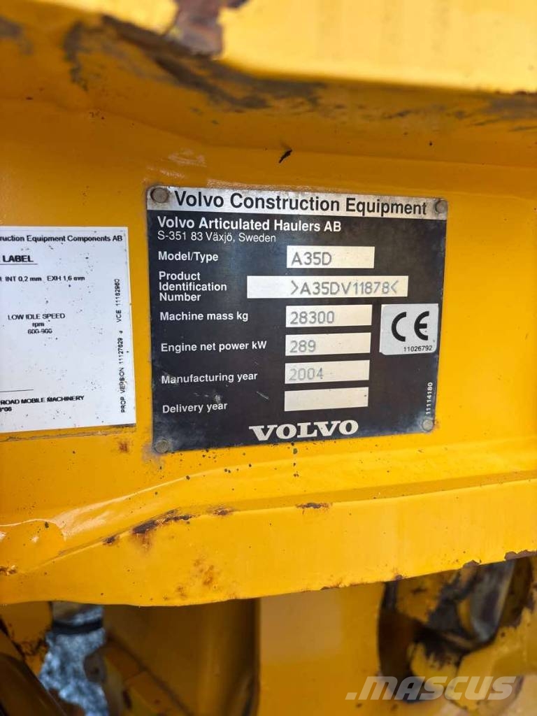 Volvo A 35 D Dumpers articolati