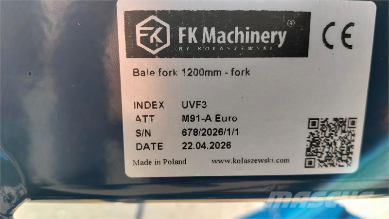 FK Machinery Balle spyd med storsækkekrog Příslušenství předního nakladače