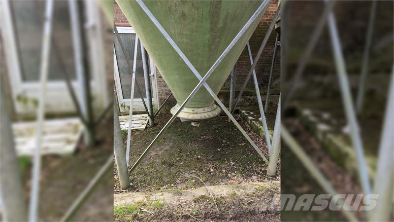 Flex 40m3 glasfibersilo uden indblæsningsrør Silotömmare