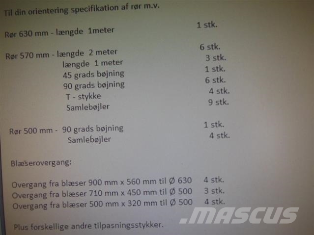 Galvaniserede bøjninger/rør 穀物烘乾機