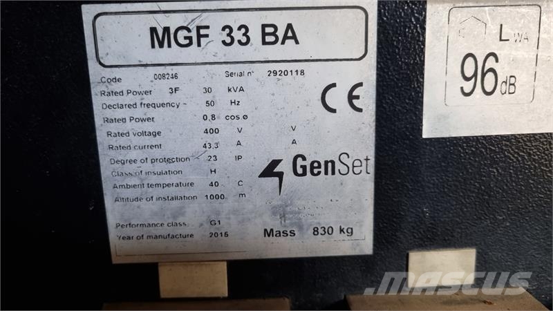 Genset MGF 33 BA 2 stk. مولدات أخرى