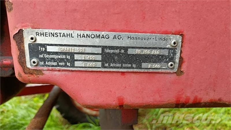 Hanomag Granit 500 트랙터