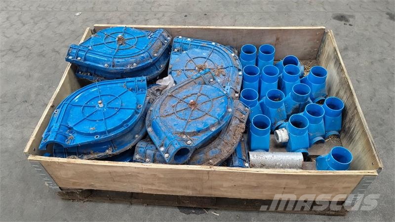  Hjørner til 60 mm foderanlæg, 10 stk. Άλλα μηχανήματα κτηνοτροφίας και εξαρτήματα