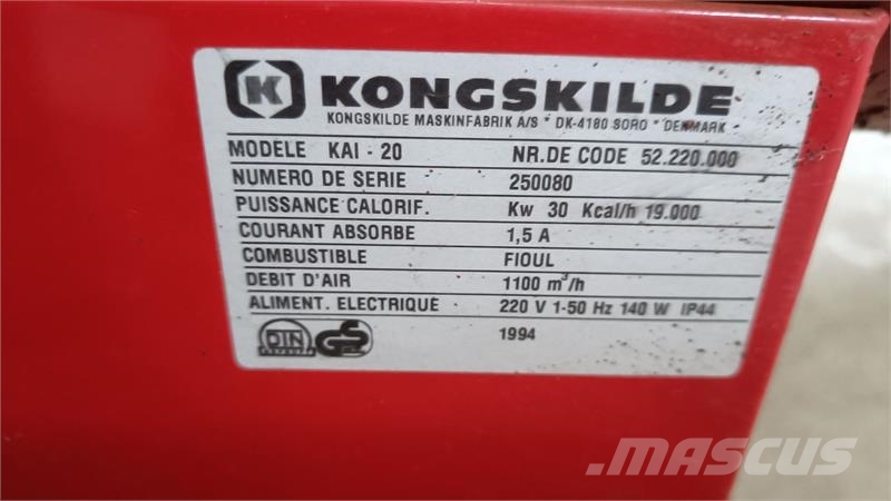 Kongskilde KAI 20 Muut maatalouskoneet