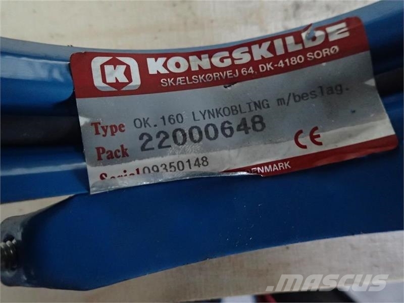 Kongskilde Lynkobling med beslag OK160 Prijemne košare, duvaljke i liftovi