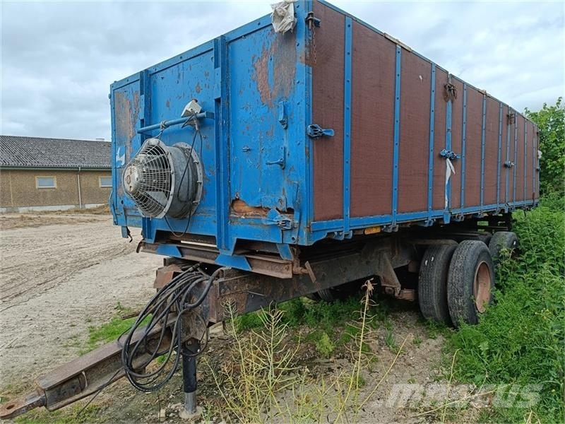 Lastbil tipvogn ca.12 tons, med blæser og med brem Remolques con caja de volteo