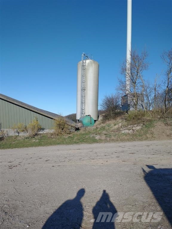 Tunetank 143m3 Glasfibersilo Tvertņu izkraušanas aprīkojums