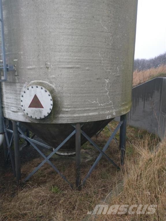 Tunetank 143m3 Glasfibersilo Tvertņu izkraušanas aprīkojums
